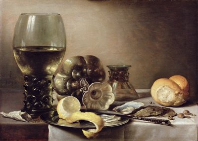 The Oyster Breakfast by Pieter Claesz